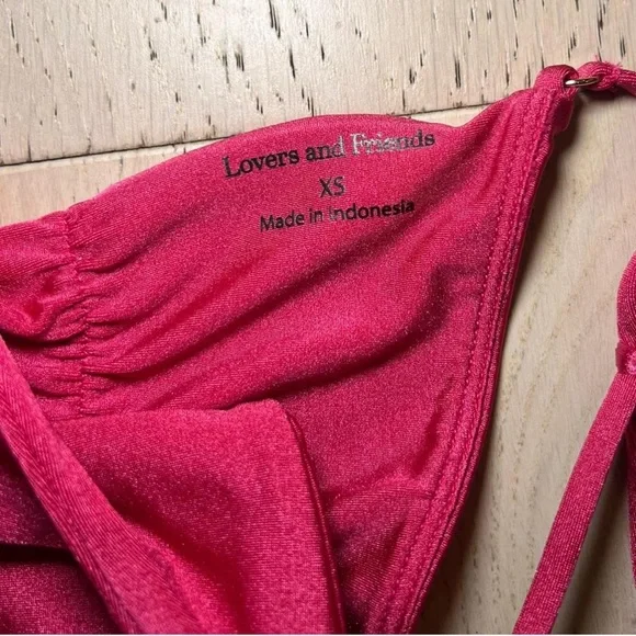 Lovers + Friends Fuchsia Bikini Bottom - Picture 2 of 4